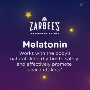 Zarbee's Naturals Children’s Sleep Chewable Tablet With Melatonin Grape Flavor 30 Tablets