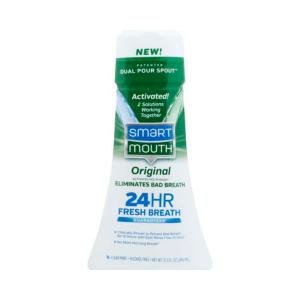Smart Mouth The Original Activated Dual-Solution Breath Rinse Mouthwash, Fresh Mint, 16 Fl Oz