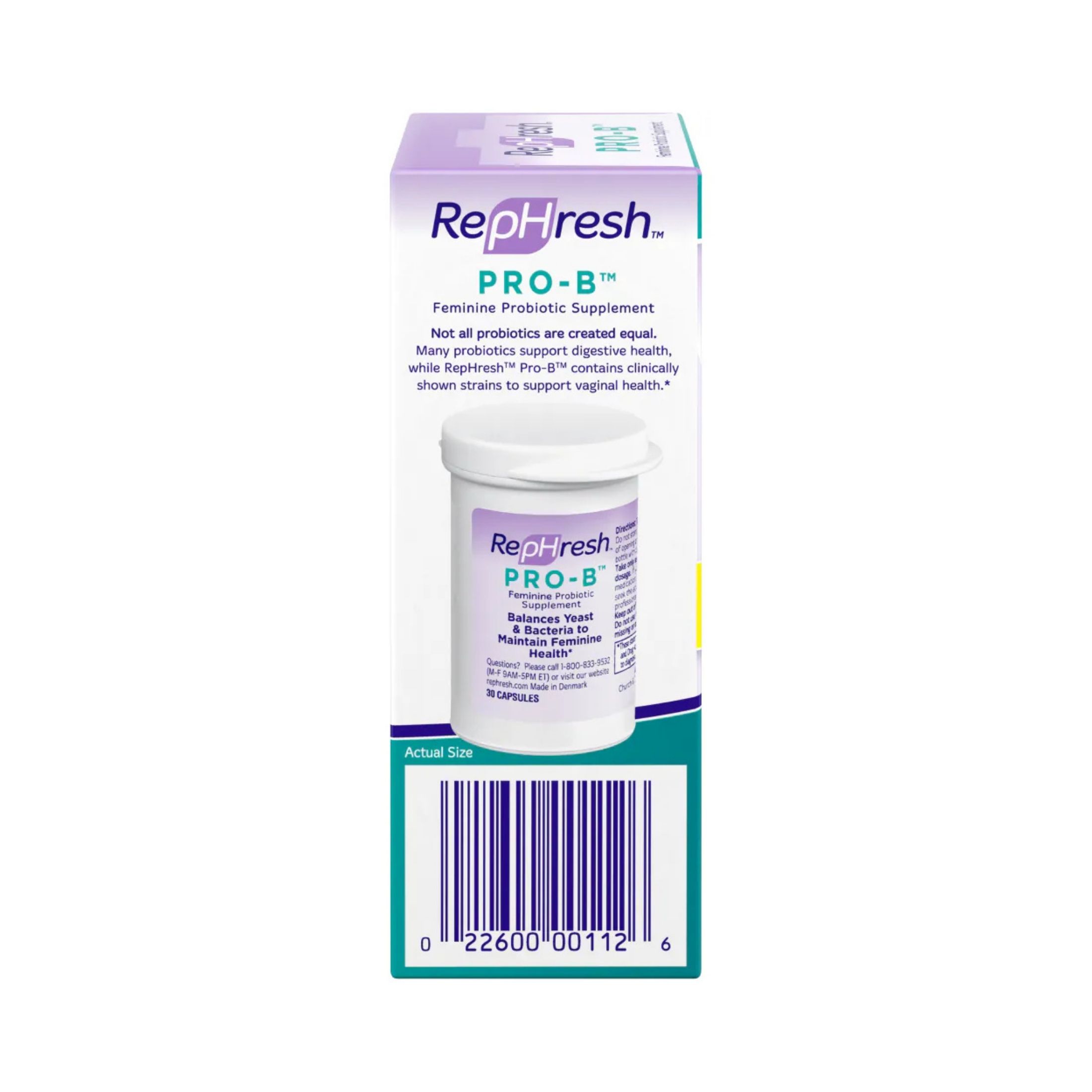RepHresh Feminine Probiotic Supplement, Capsules