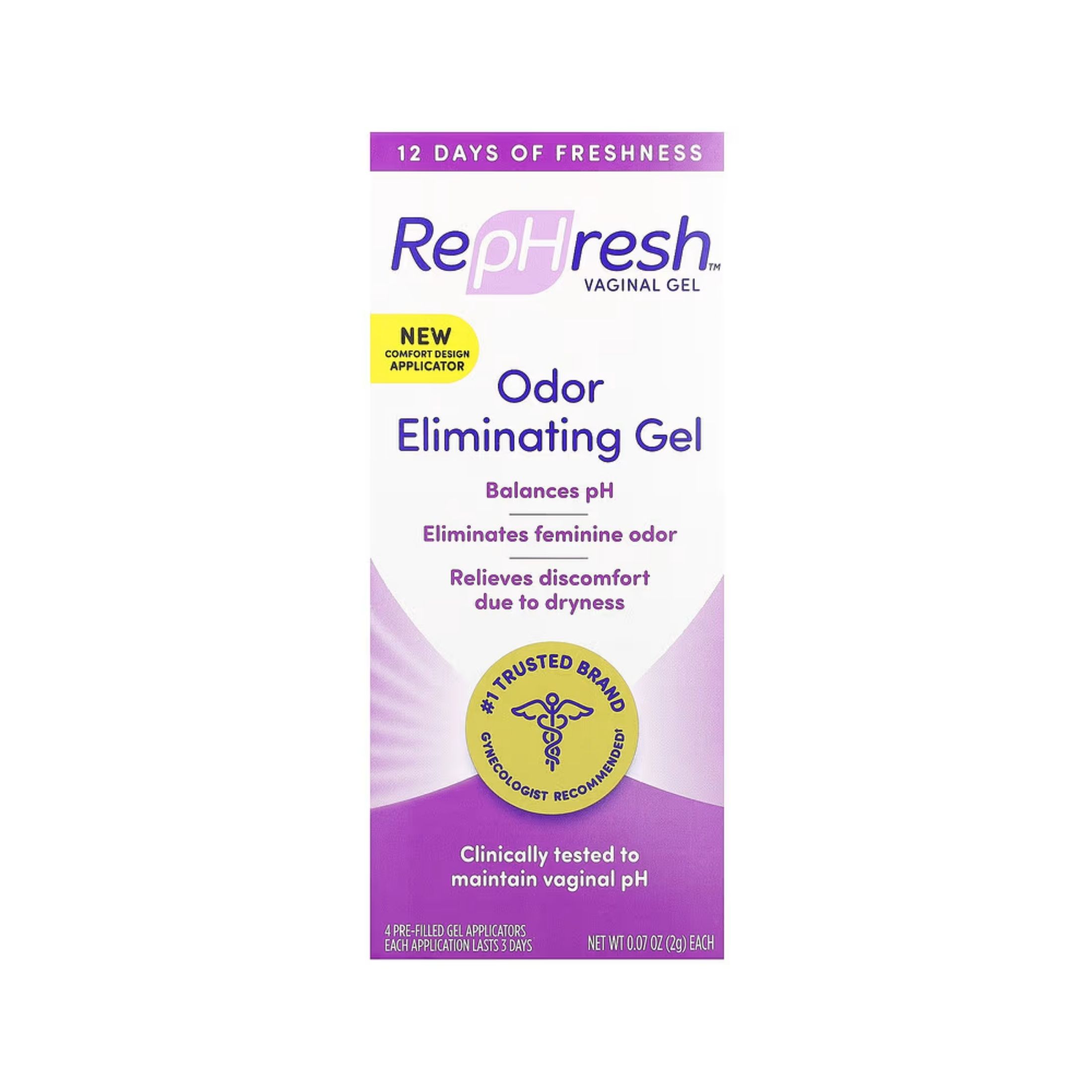 RepHresh Vaginal Personal Lubricant Odor Eliminating Gel
