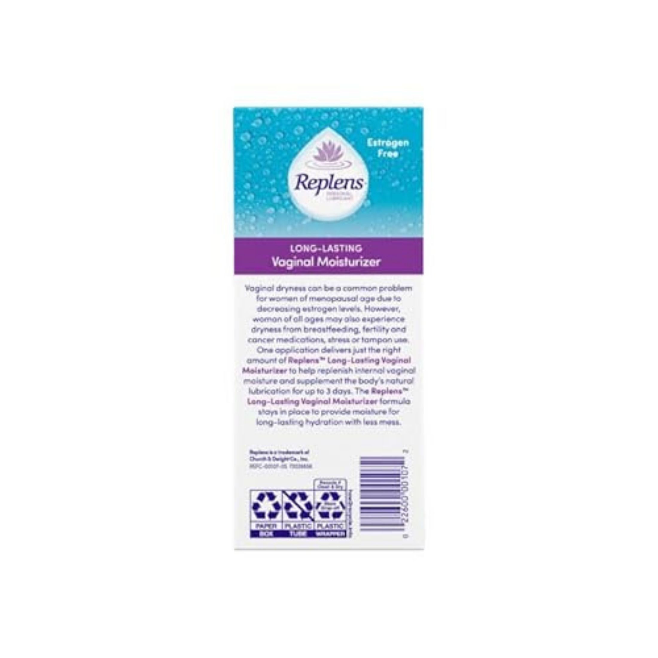 Replens Vaginal Moisturizer 14applications One Reusable Applicator