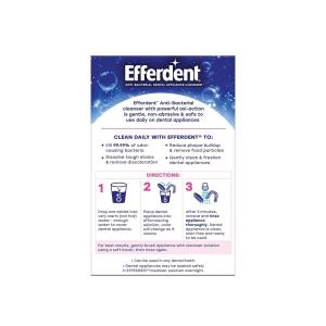 Efferdent Denture & Retainer Cleanser, Antibacterial, Complete Clean, Tablets, Value Size