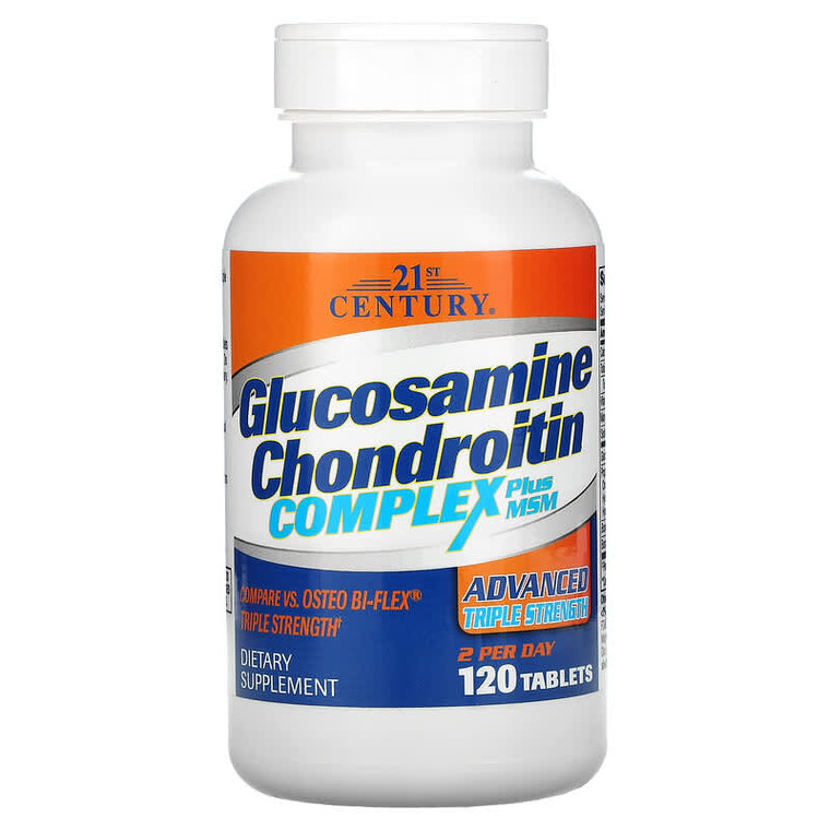 21st Century Glucosamine & Chondroitin Plus MSM Tablets