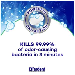 Efferdent Denture Cleanser, Anti-Bacterial, Plus Mint, Tablets, Value Pack
