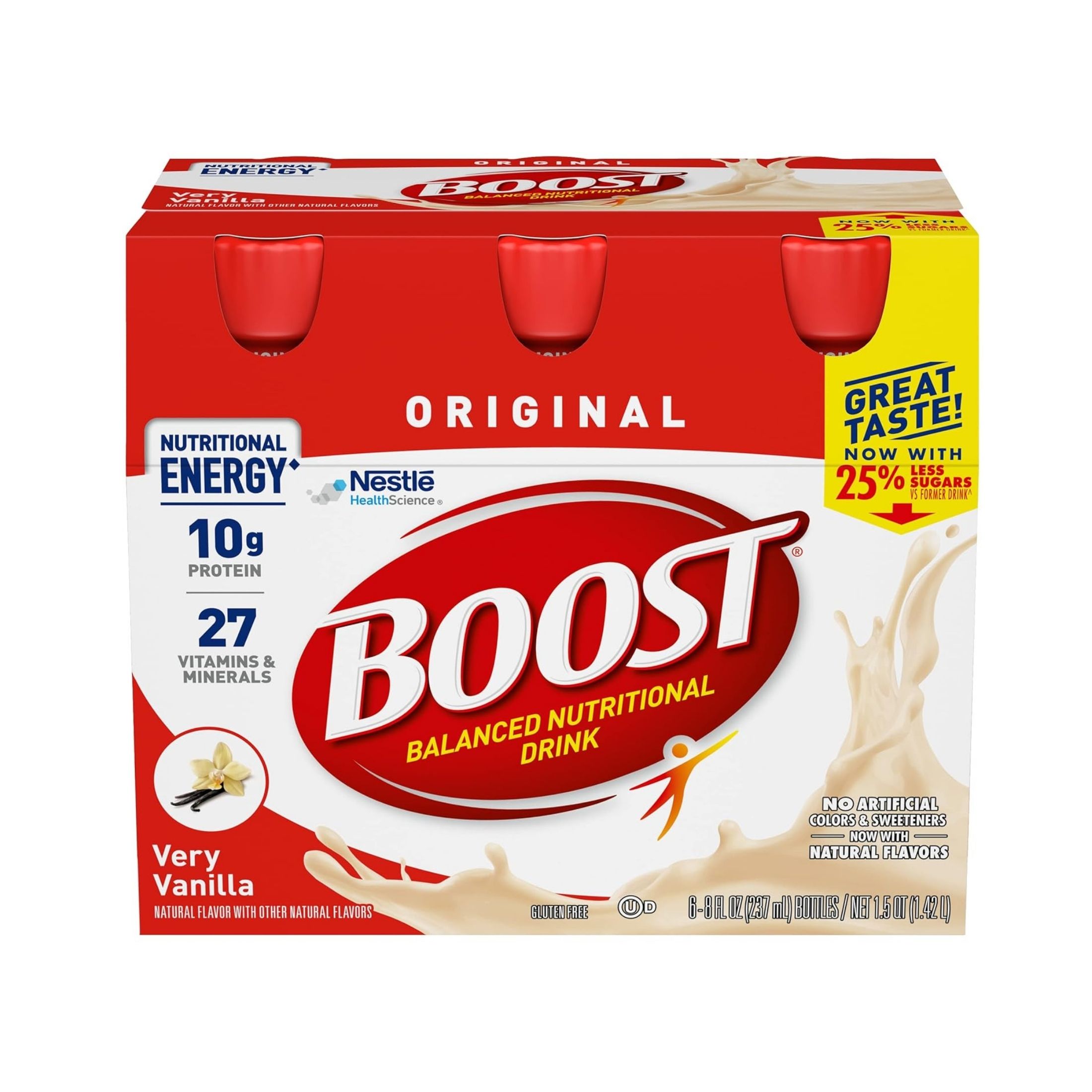 Boost Original Vanilla, 6Pk 8 Fl Oz