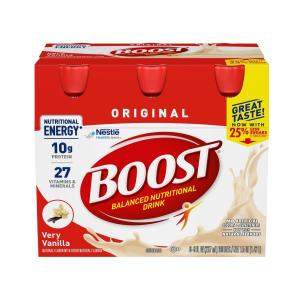 Boost Original Vanilla, 6Pk 8 Fl Oz