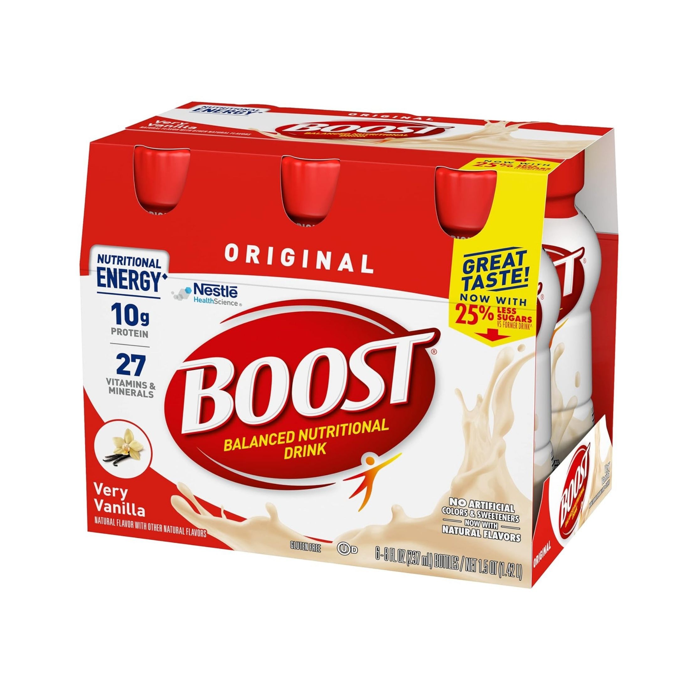 Boost Original Vanilla, 6Pk 8 Fl Oz