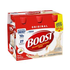 Boost Original Vanilla, 6Pk 8 Fl Oz