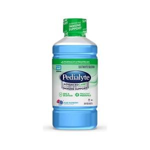 Pedialyte Blue Raspberry Electrolyte Solution 33.8 Fl Oz Bottle