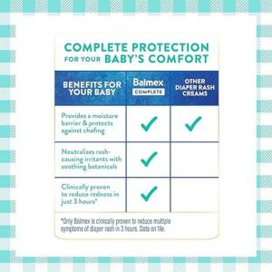 Balmex Complete Protection Diaper Rash Cream, Advanced Formula