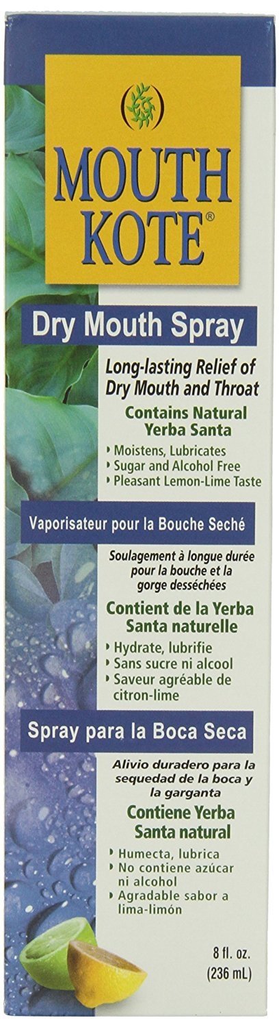 Mouth Kote Oral Moisturizer Spray For Dry Lemon-Lime - 8 Oz