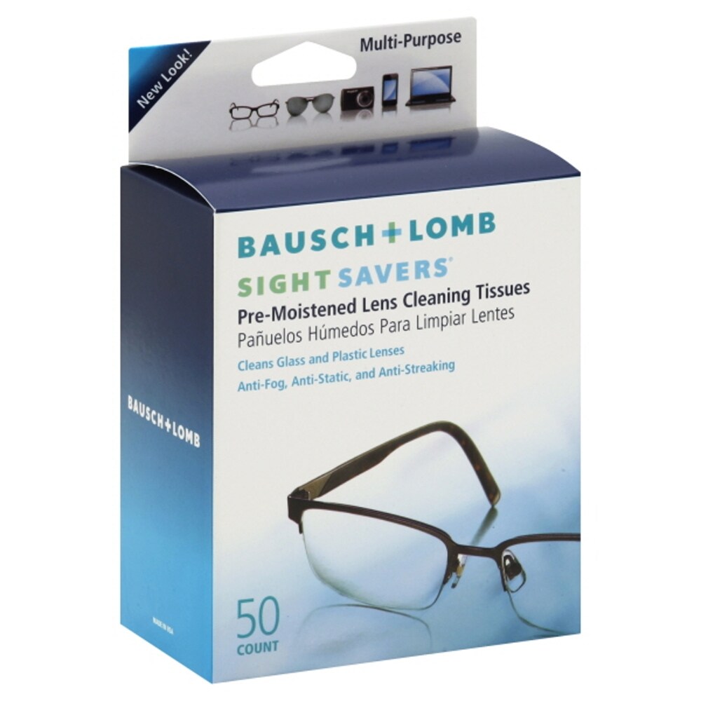 Bausch & Lomb Sight Savers Pre-Moistened Lens Cleaning Tissues