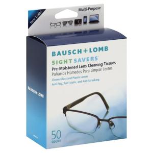 Bausch & Lomb Sight Savers Pre-Moistened Lens Cleaning Tissues