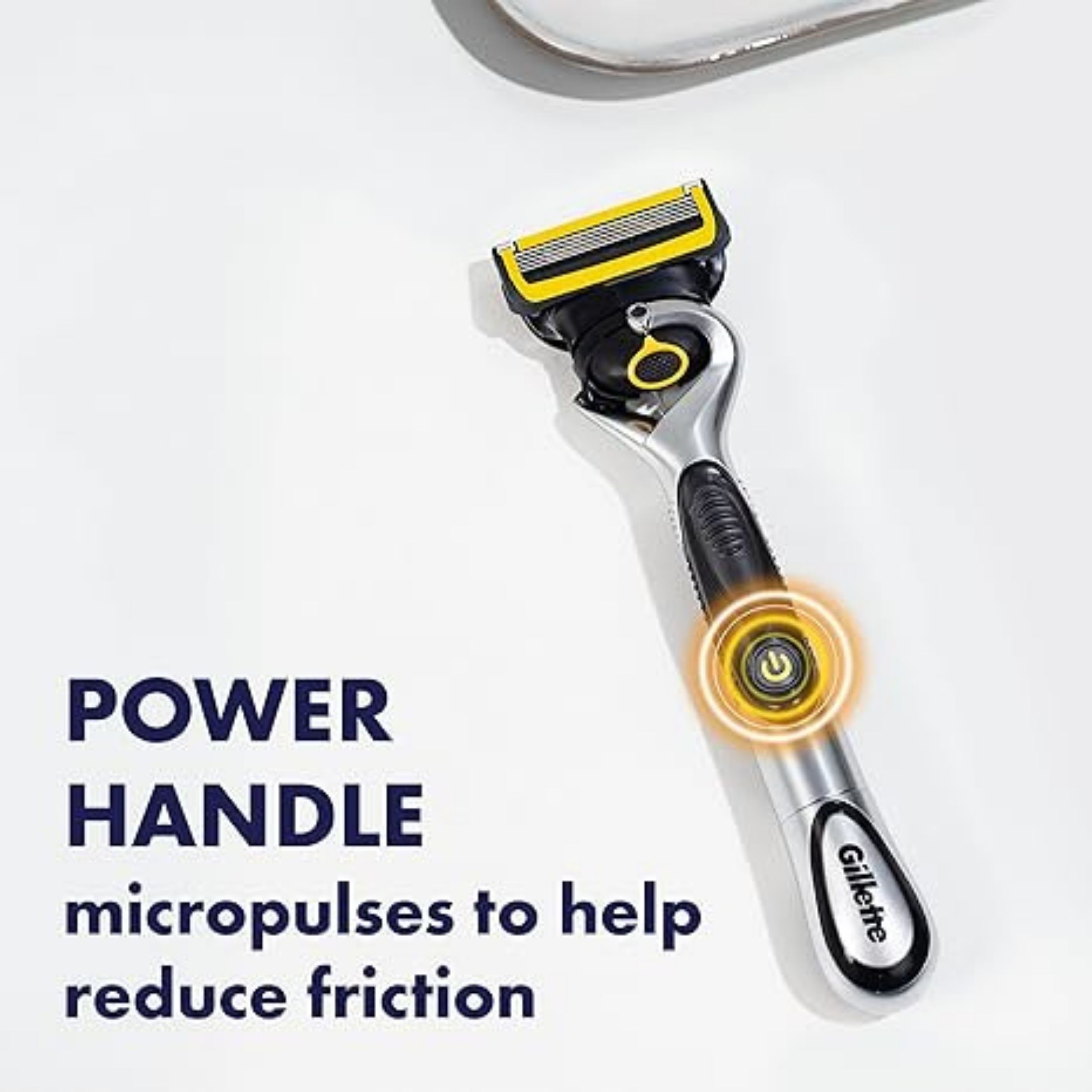 Gillette Pro Glide Shield Razor For Men, Handle + 1 Blade Refill