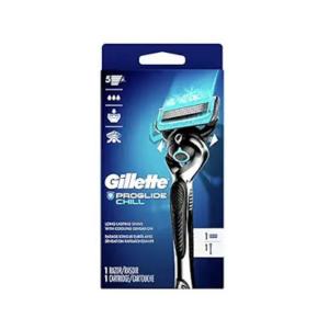 Gillette Fusion ProShield Chill Men's Razor Handle + 1 Blade Refill