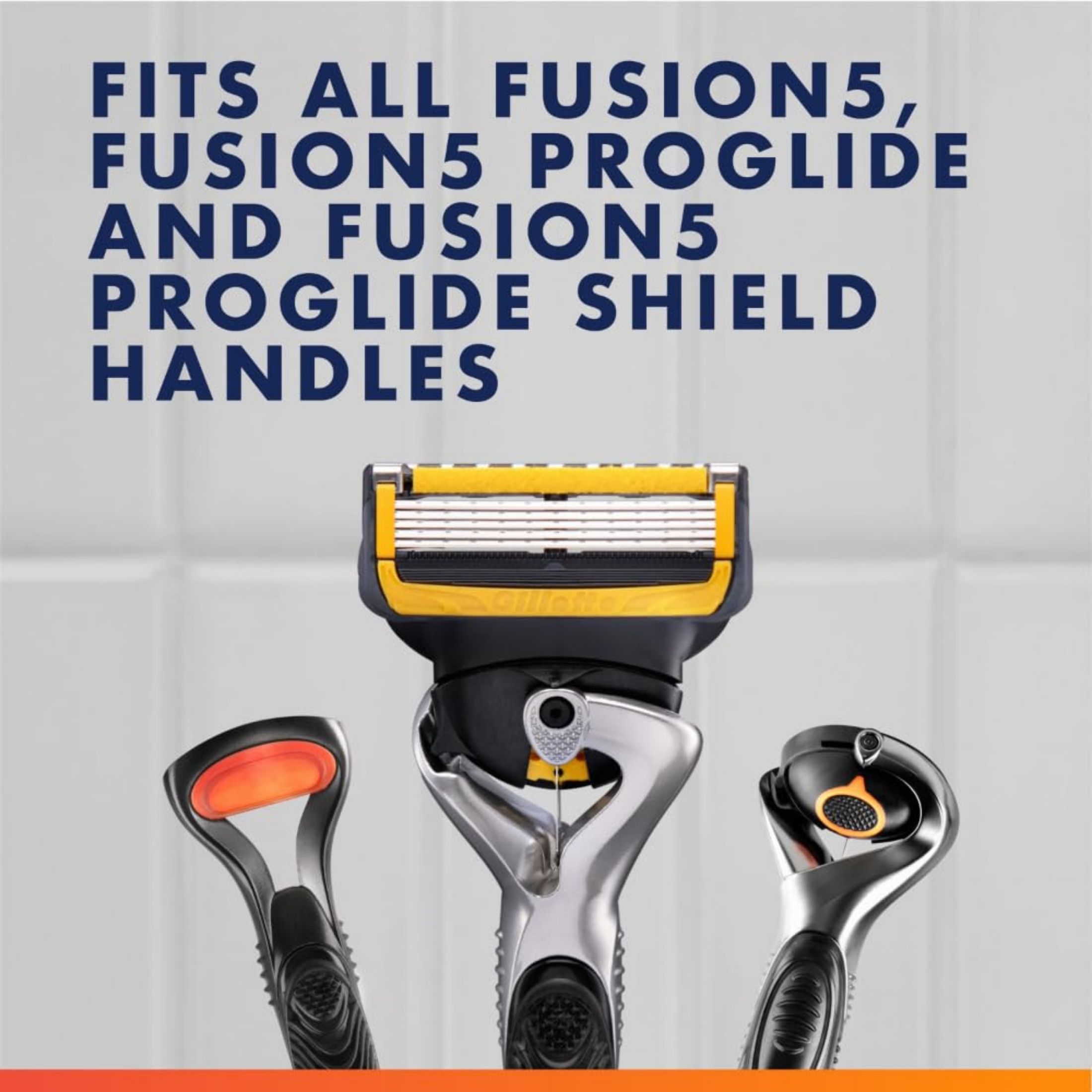 Gillette Fusion5 Pro Glide Shield Razor Blades For Men, 4 Blade Refills