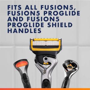 Gillette Fusion5 Pro Glide Shield Razor Blades For Men, 4 Blade Refills