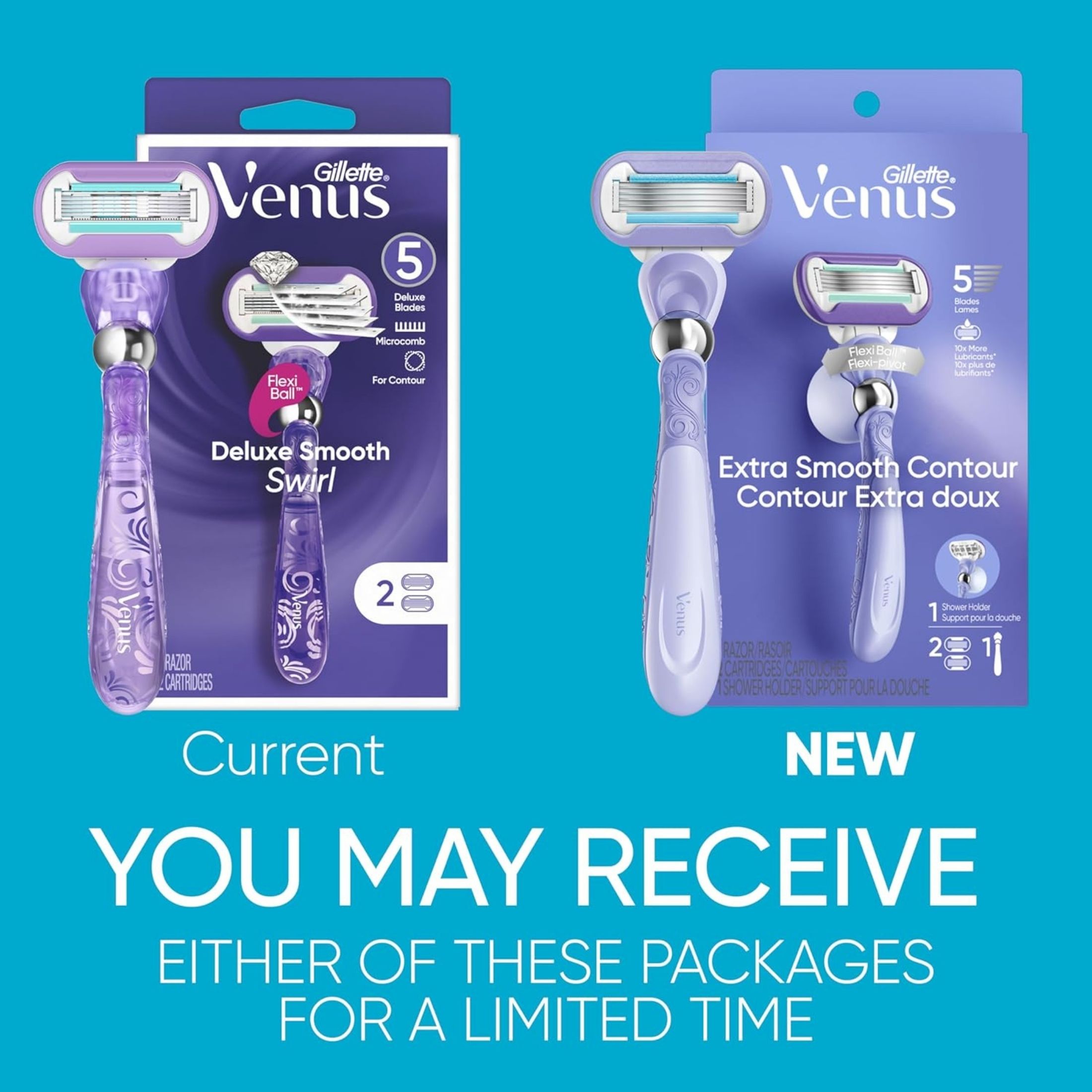 Gillette Venus Deluxe Smooth Swirl Razor