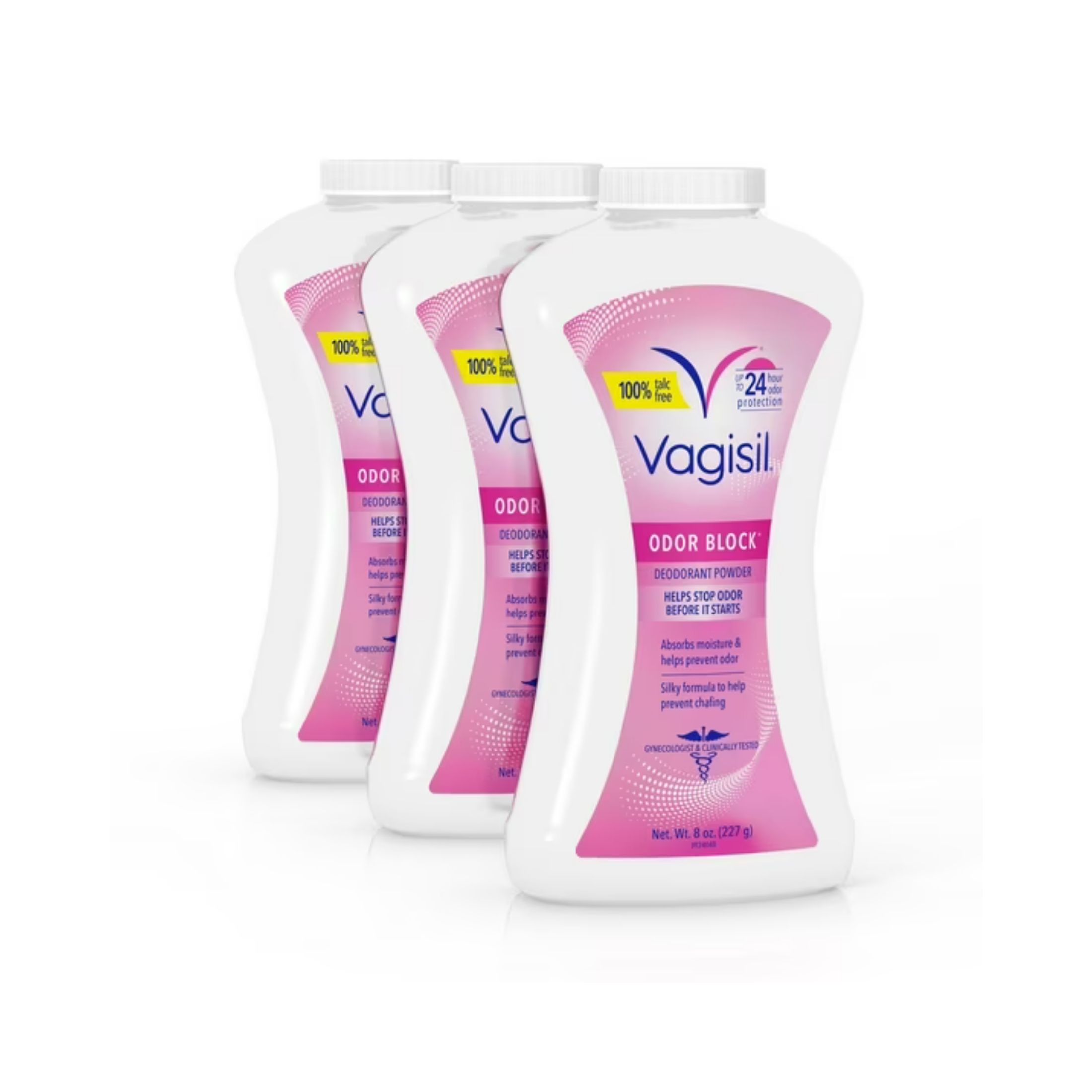 Vagisil Daily Intimate Deodorant Powder, With Patented Odor Block Protection And 100% Talc-Free, 8 Ounce