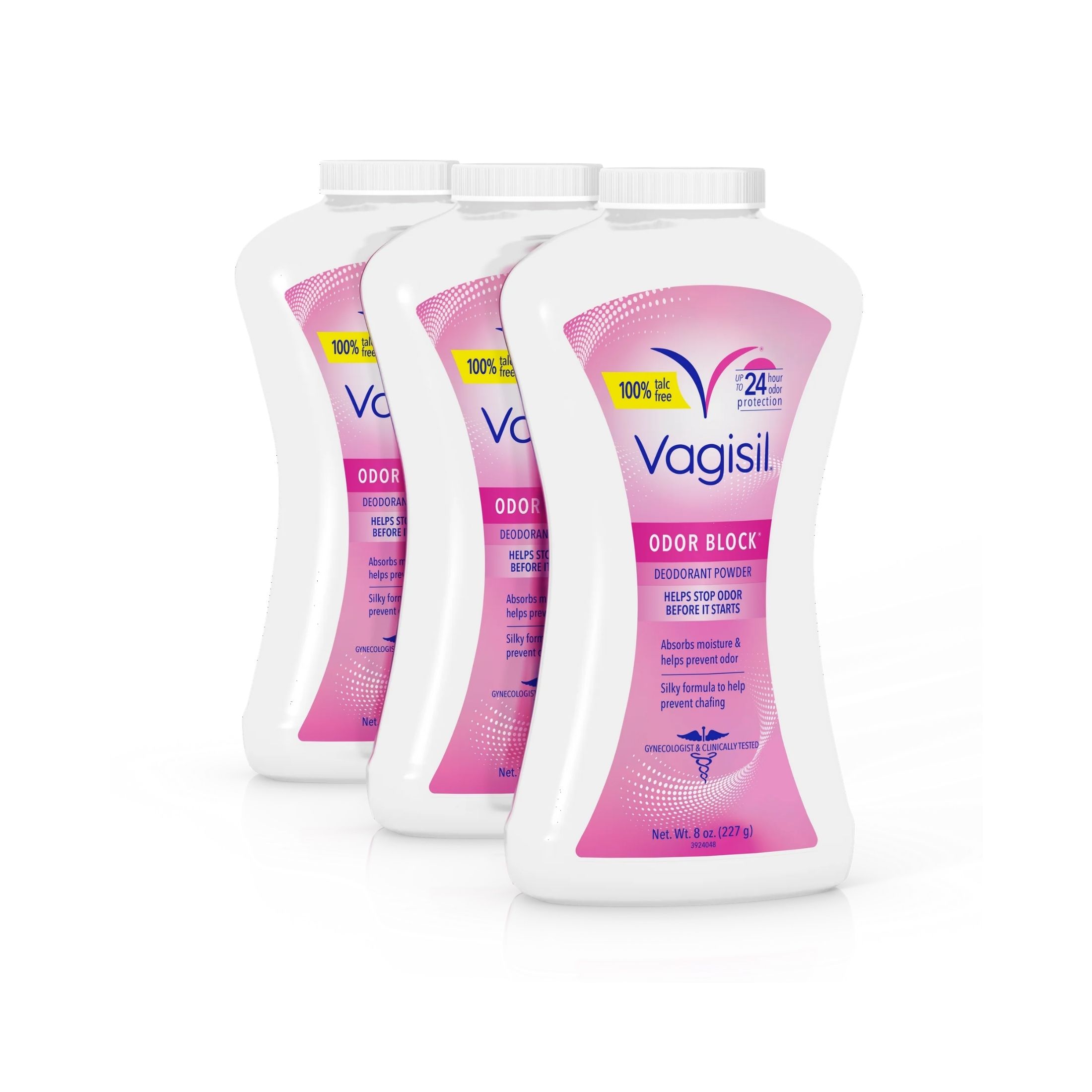 Vagisil Daily Intimate Deodorant Powder, With Patented Odor Block Protection And 100% Talc-Free, 8 Ounce