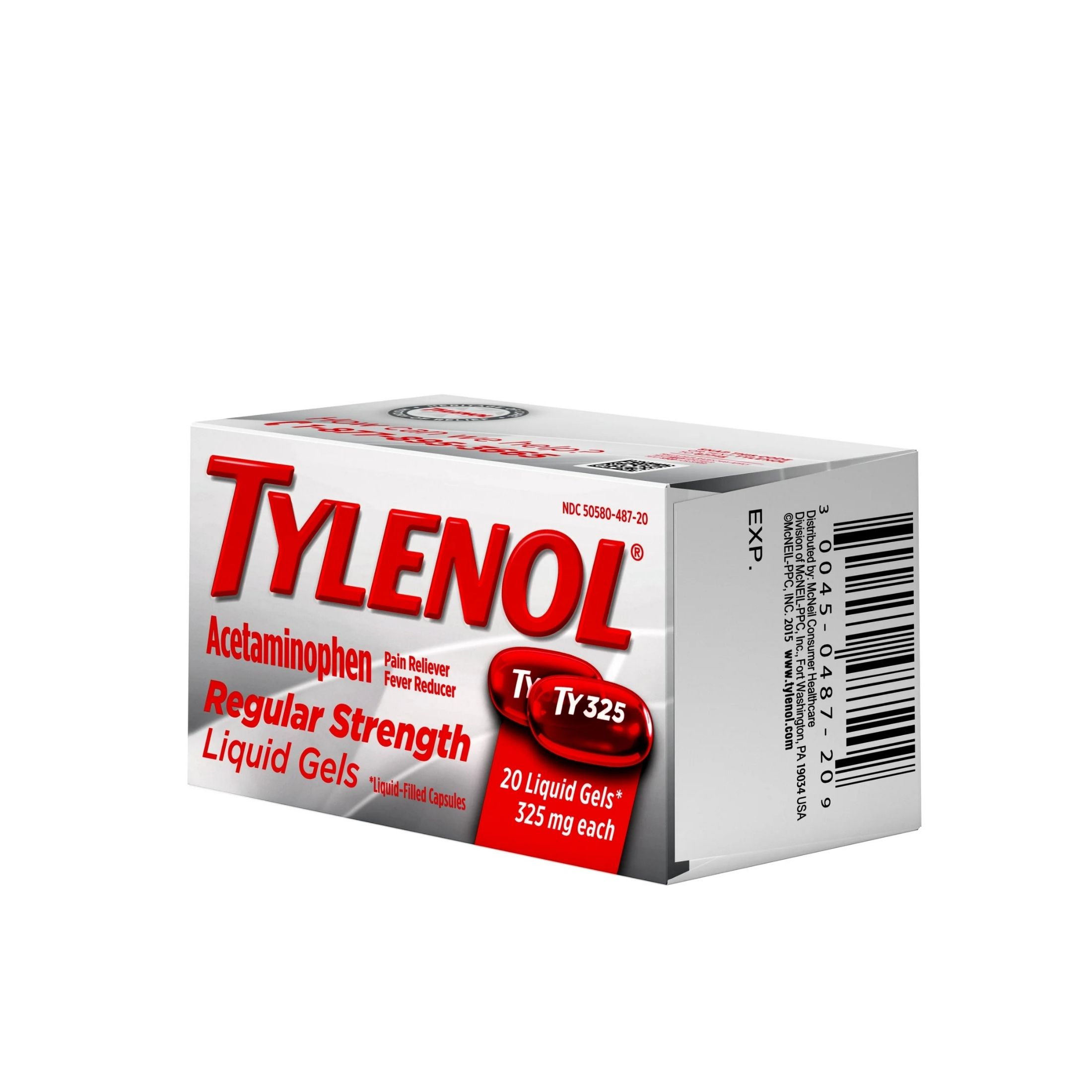 Tylenol Regular Strength Liquid Gels 325 Mg Acetaminophen