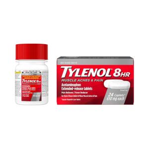Tylenol Muscle Aches & Pain, 650 Mg, 8 HR, Extended-Release Tablets, Caplets