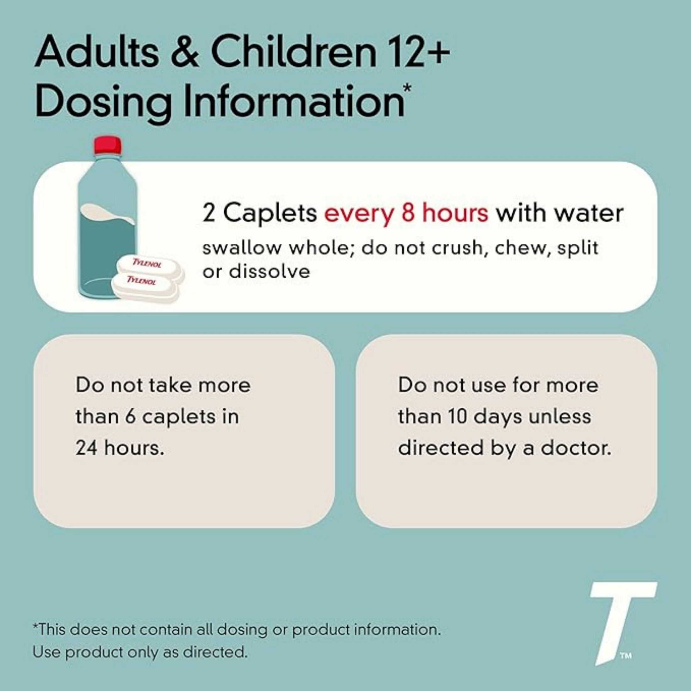 Tylenol Muscle Aches & Pain, 650 Mg, 8 HR, Extended-Release Tablets, Caplets