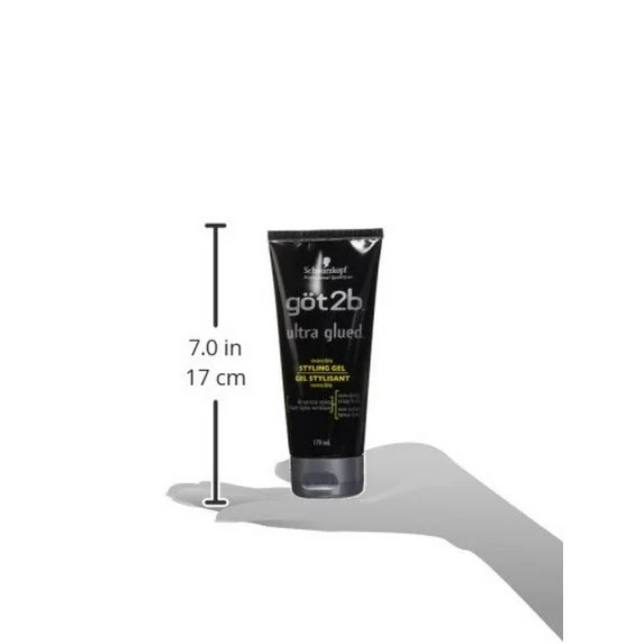 Got2b Ultra Glued Invincible Styling Hair Gel, 6 Ounce