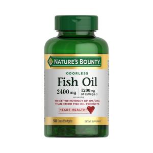 Nature's Bounty Fish Oil, Odorless, 2400 Mg, Coated Softgels