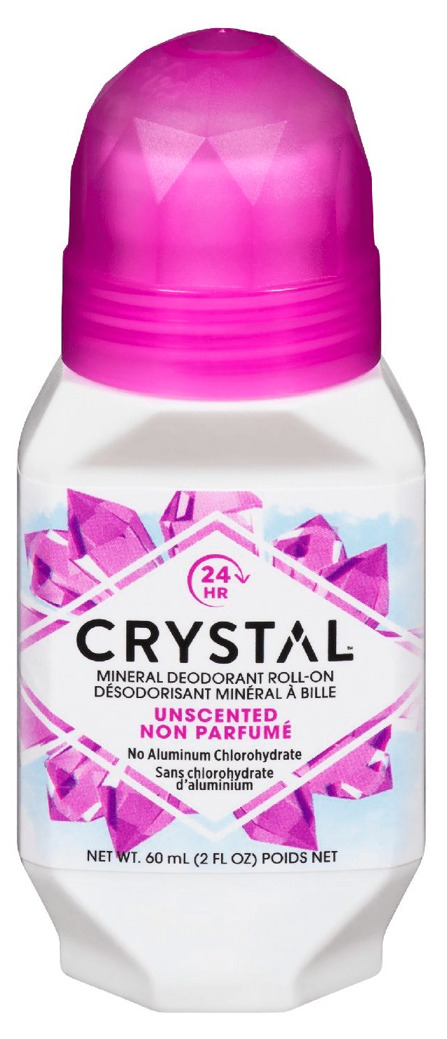 Crystal Body Deodorant Roll On Unscented 2.25 Oz
