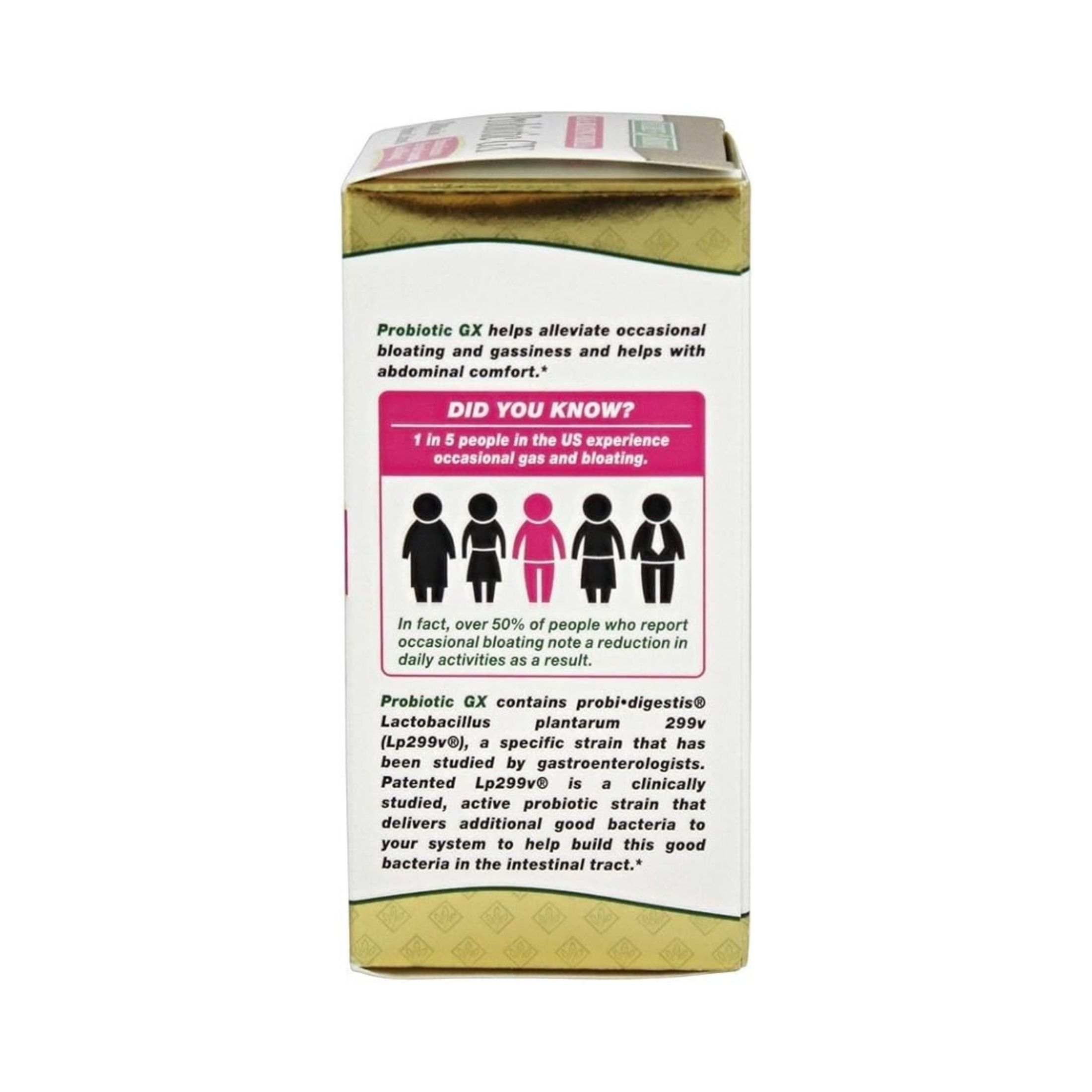 Nature's Bounty Dietary Supplement, Probiotic Gx, Gas & Bloating Formula, Digestive Health, Capsules