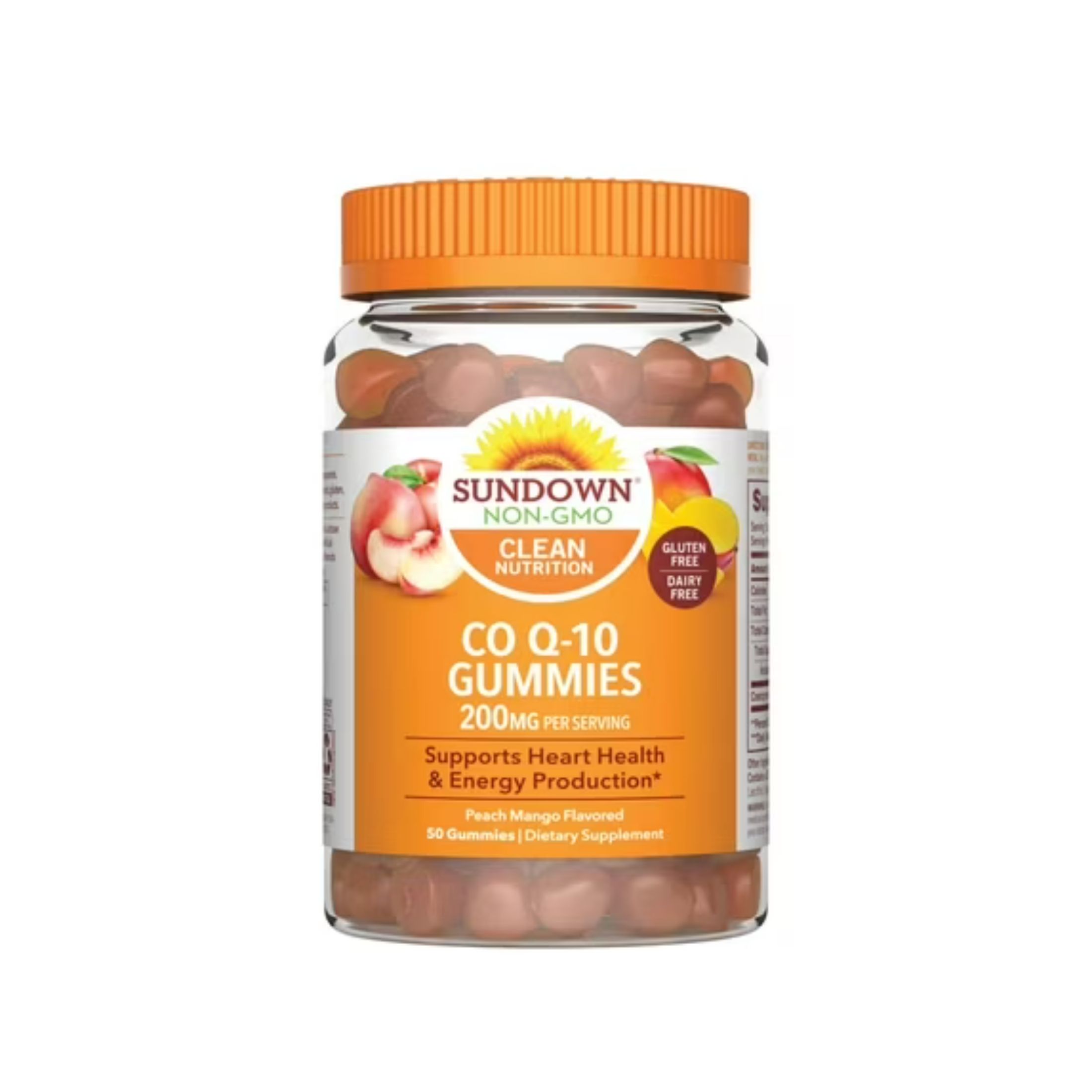 Sundown Naturals Co Q-10 200 Mg Gummies Peach Mango Flavor