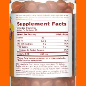 Sundown Naturals Co Q-10 200 Mg Gummies Peach Mango Flavor