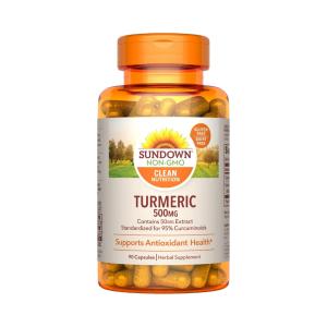 Sundown Naturals Turmeric, 500 Mg, Capsules