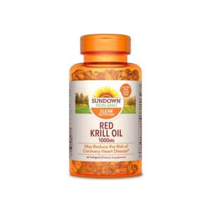 Sundown Naturals Triple Strength Red Krill Oil 1000 Mg Softgels