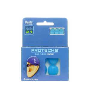 Flents Protechs Silicone Ear Plugs Swim - 3 Pair
