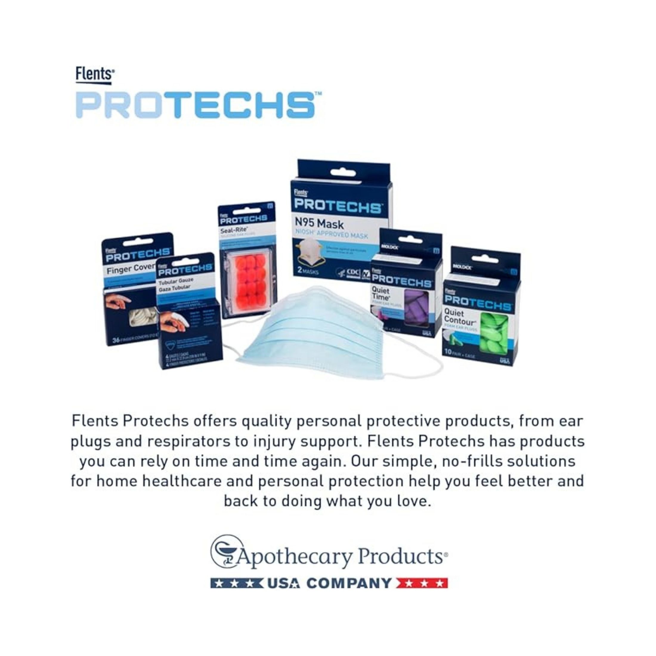 Flents Ear Plugs Protechs Foam Sport With Case, 8 Pair