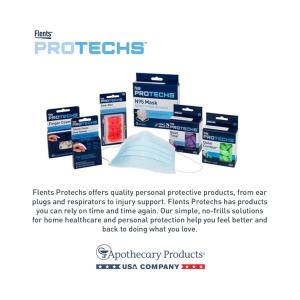 Flents Ear Plugs Protechs Foam Sport With Case, 8 Pair