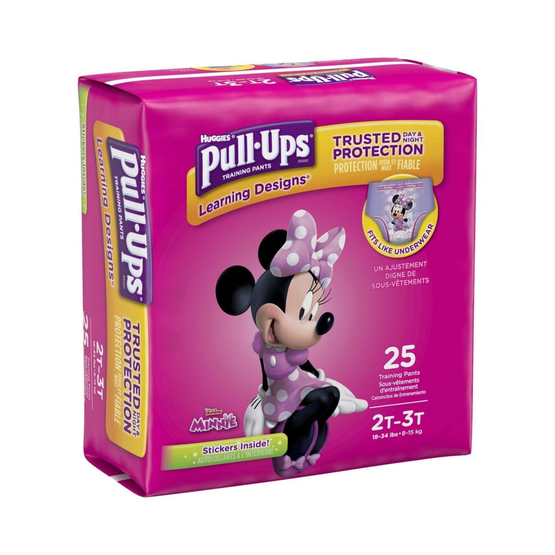 Pull Ups Learning Designs Training Pants, Disney Junior Minnie, Toy Story, 2T-3T