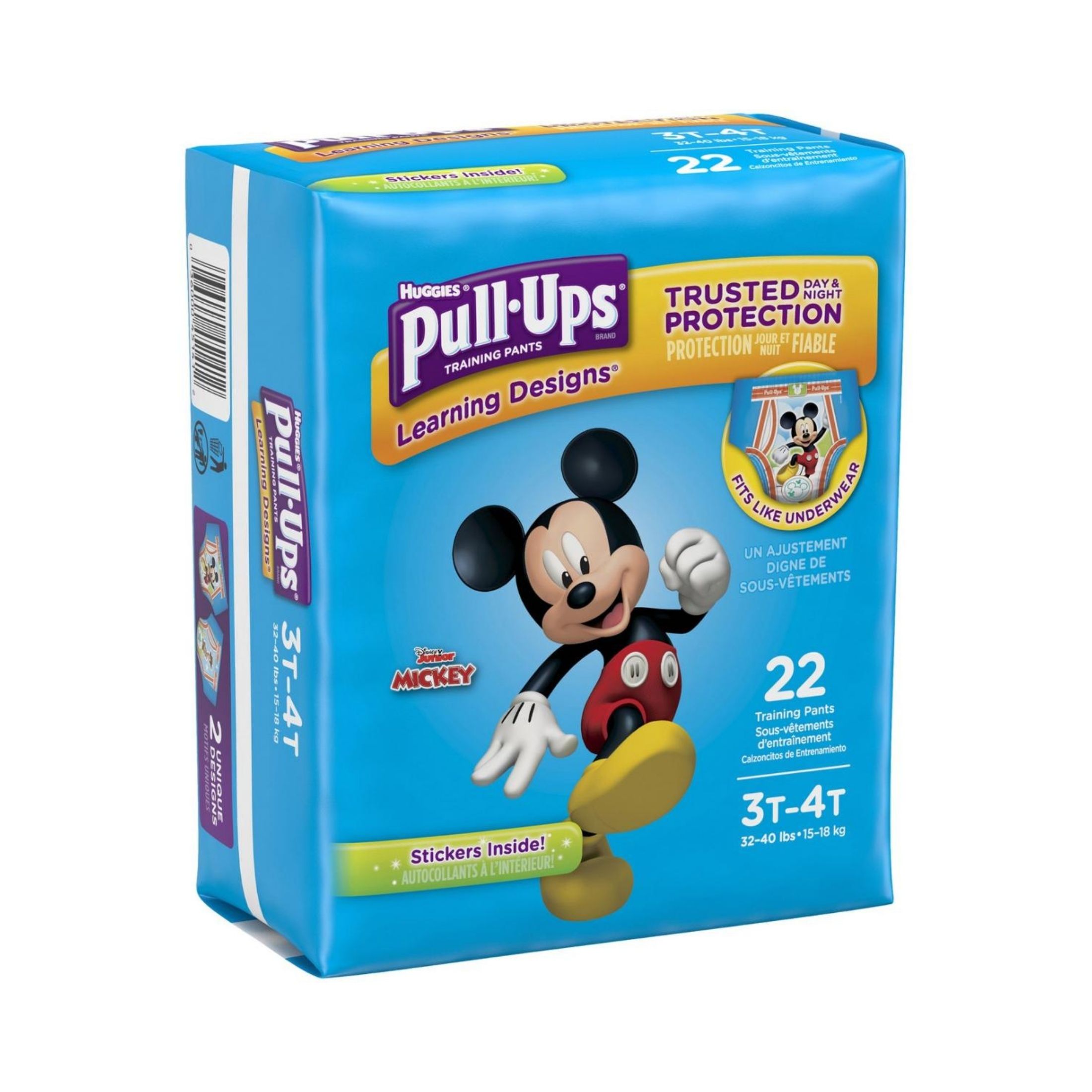 Huggies Pull-Ups 3T-4T (32-40 Lbs) Disney Junior Mickey Training Pants
