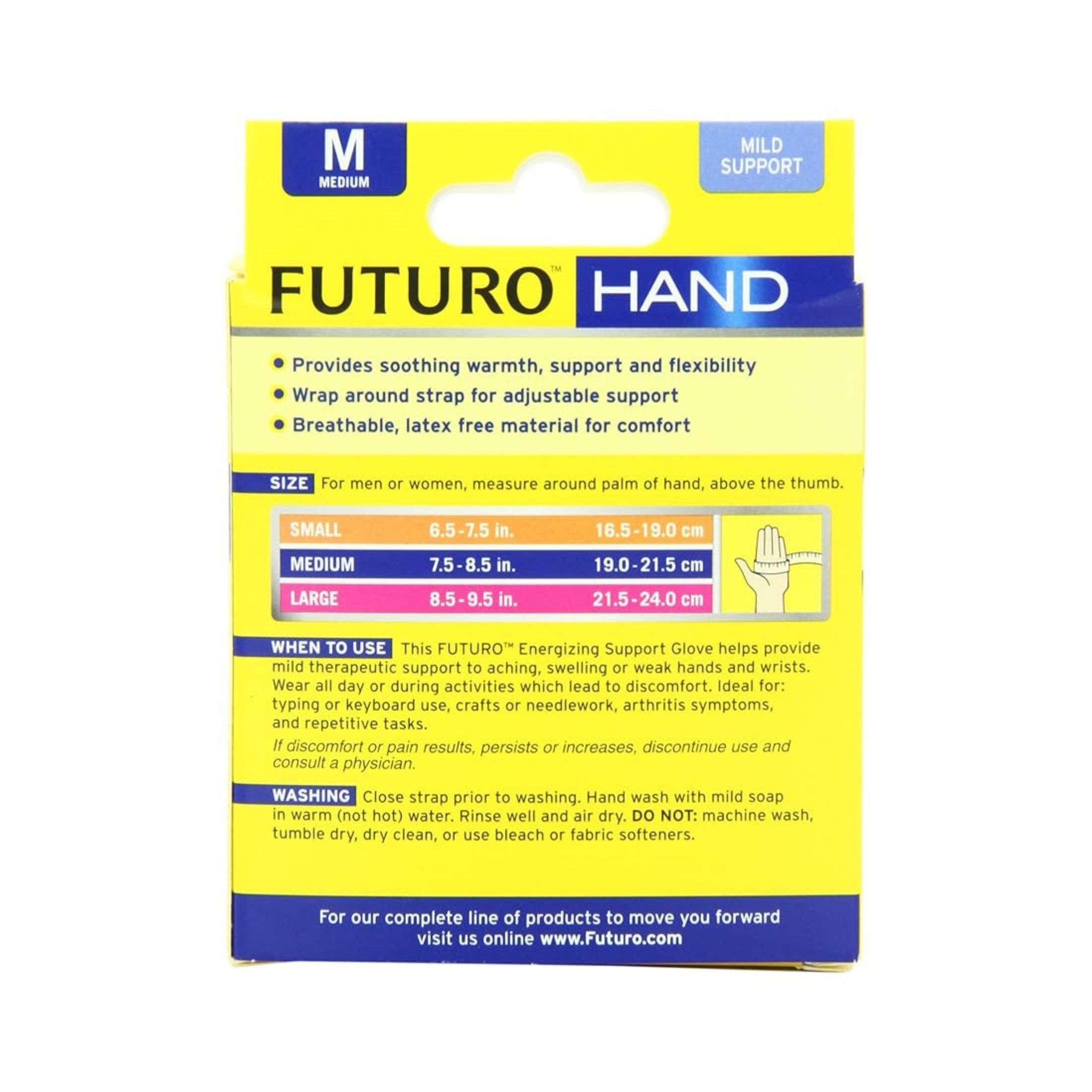 Futuro Hand Energizing Support Glove Medium