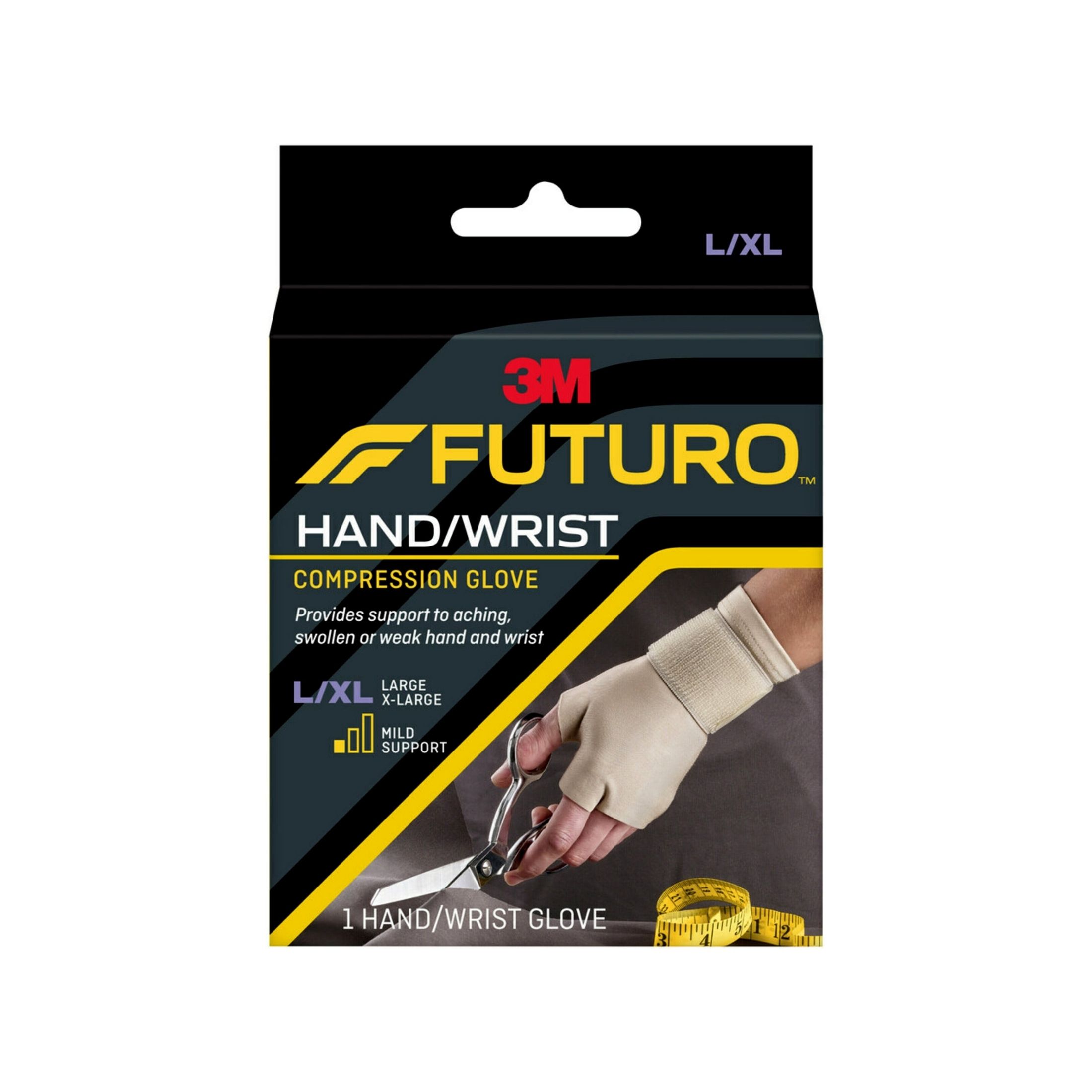 Futuro Hand And Wrist Compression Glove, Large/XL