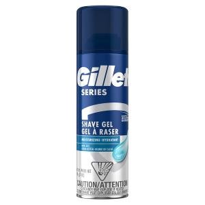 Gillette Series Men Moisturizing Shave Gel - Cocoa Butter, 7 Oz