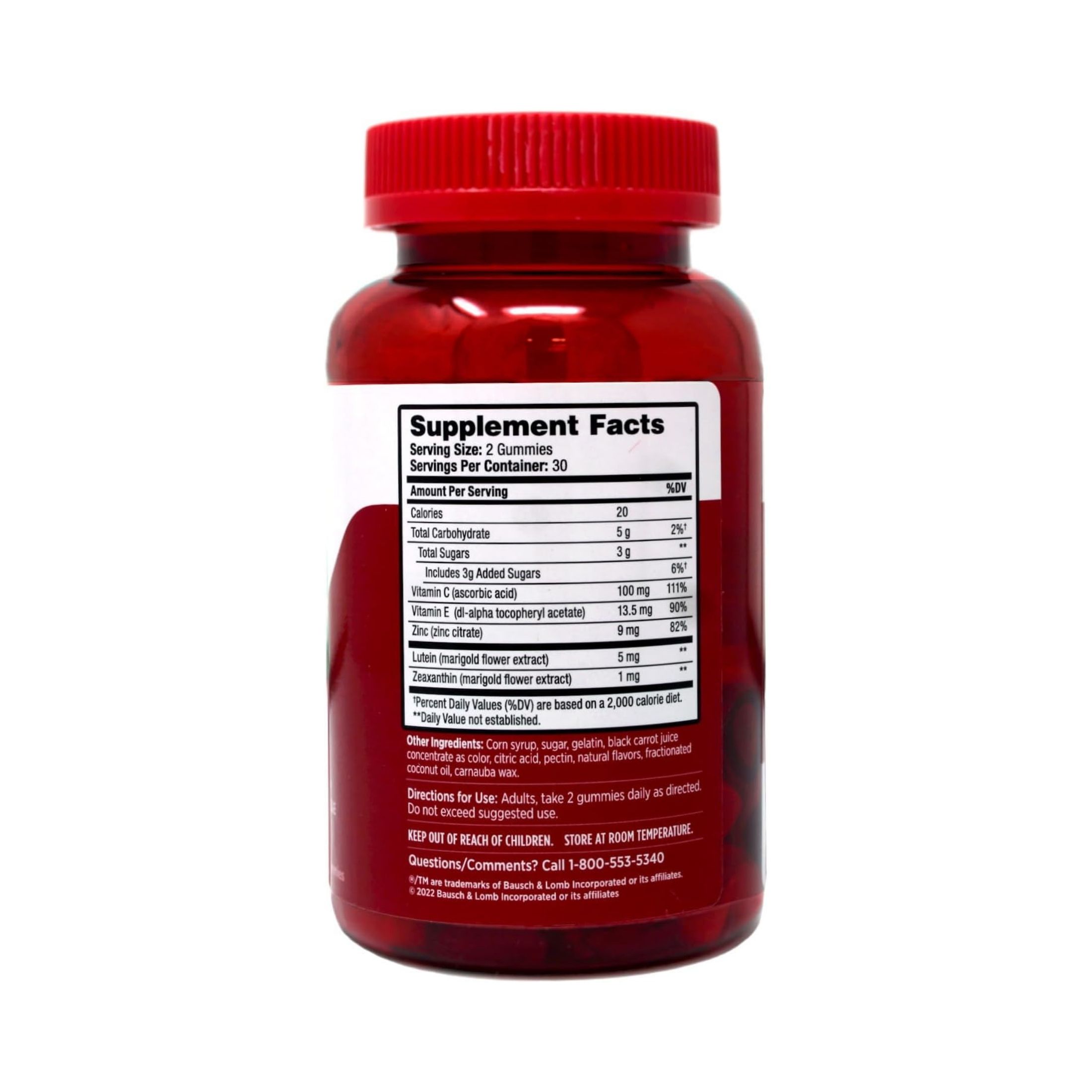 Ocuvite Adult Gummies Mixed Fruit Flavors Eye Health