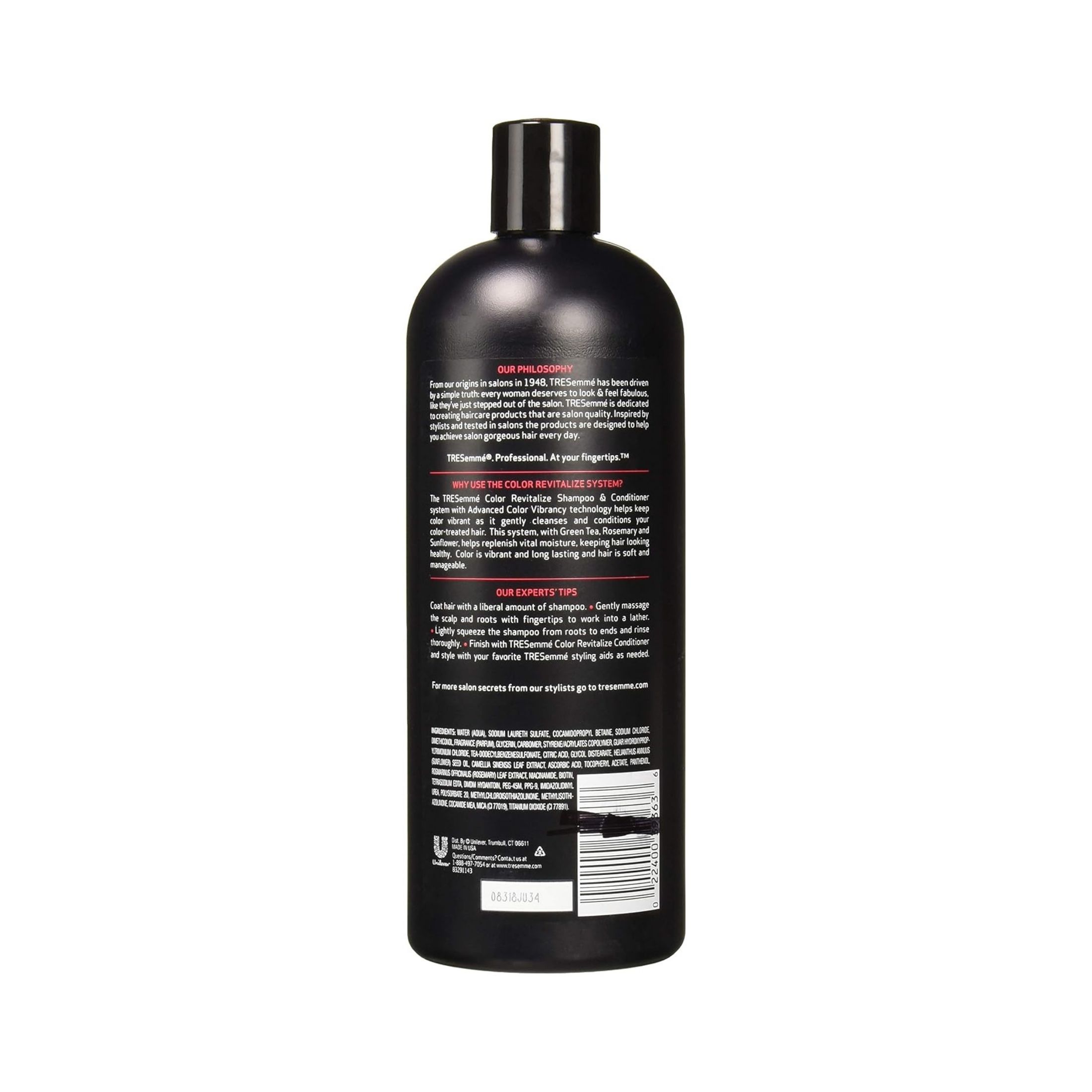 TRESemme Shampoo, Revitalized Color, Hibiscus Essence 28 Fl Oz