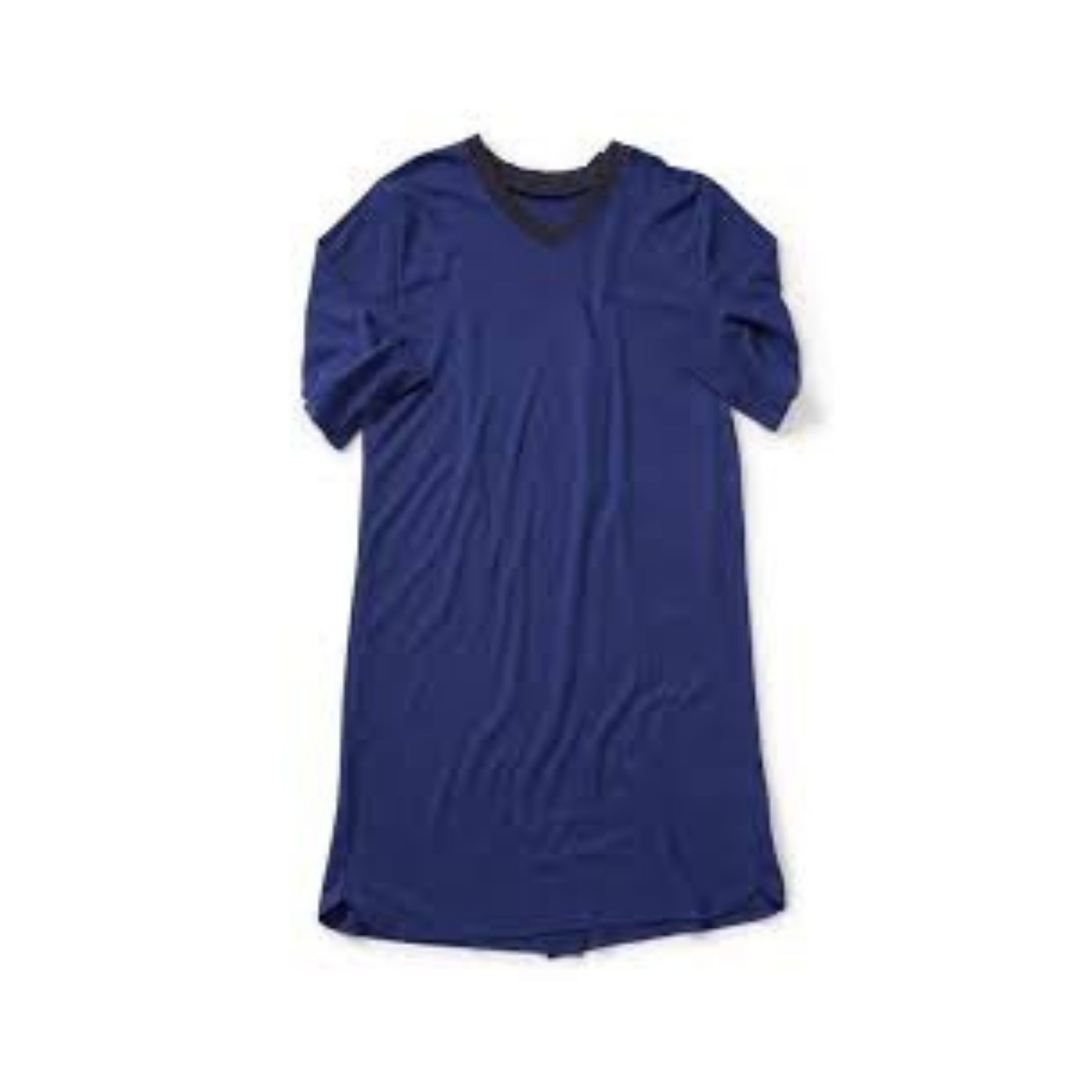 Silverts Men's Antimicrobial Open Back Hospital Gowns Navy