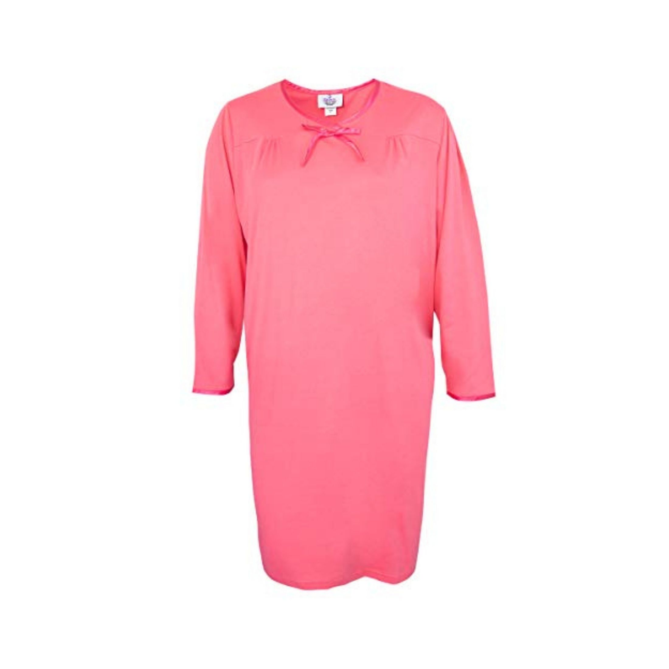 Silverts Adaptive Open Back Hospital Nightgown - Pink LGE