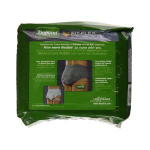 Depend Fit-Flex Underwear For Men, Maximum Absorbency, L/XL
