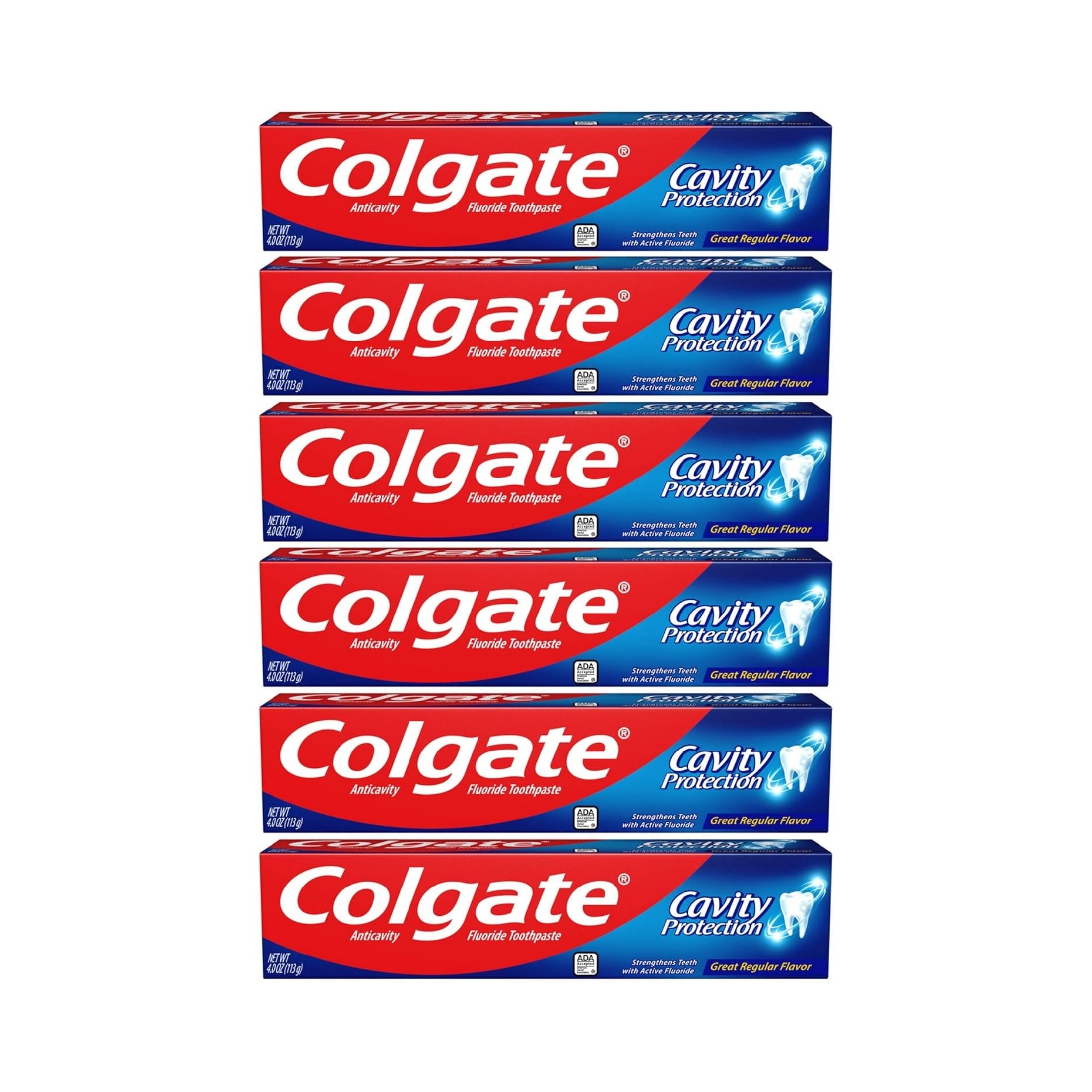 Colgate Toothpaste Anticavity Fluoride Cavity Protection Great Regular Flavor Paste
