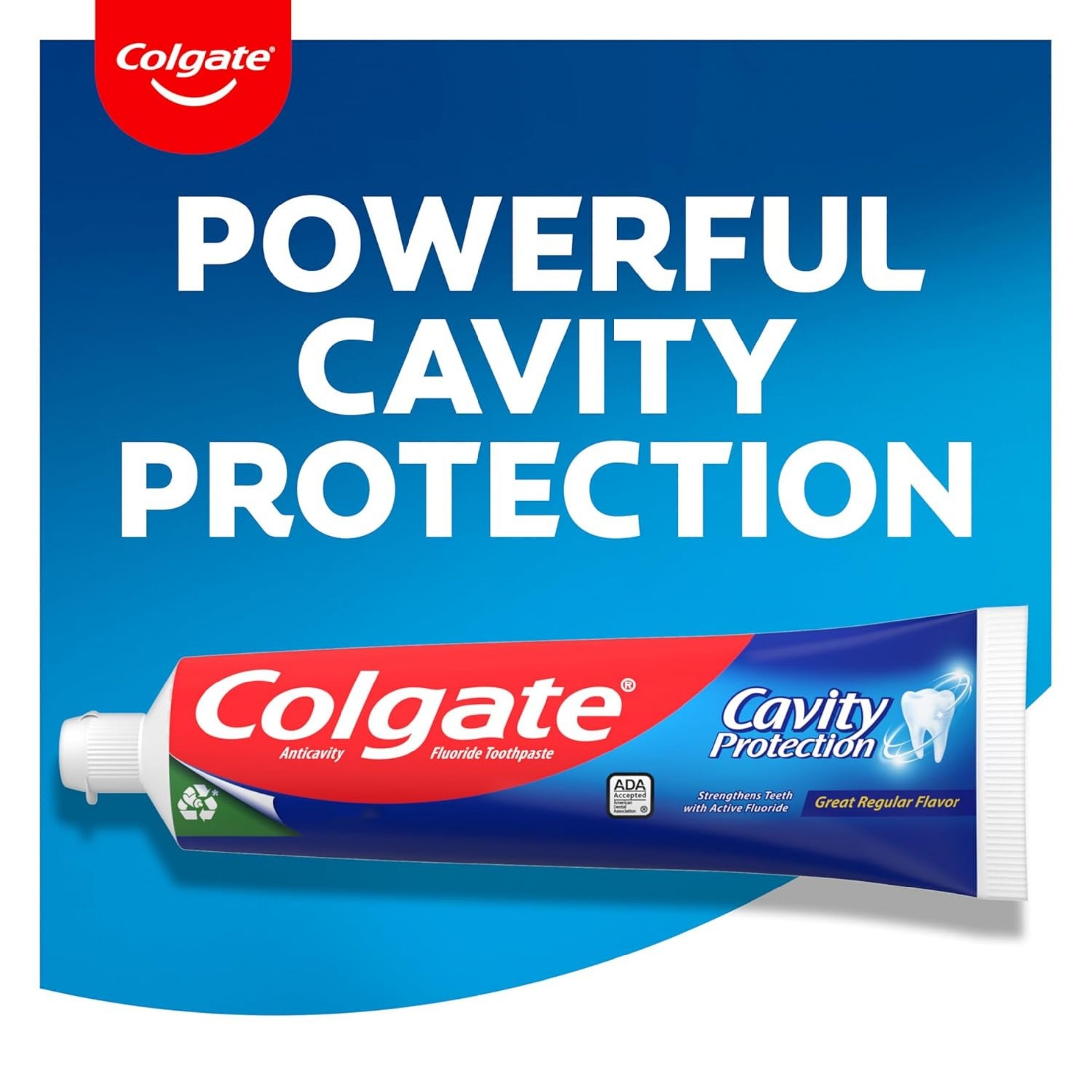 Colgate Great Regular Flavor Cavity Protection Anticavity Fluoride Toothpaste - 6 Ounce